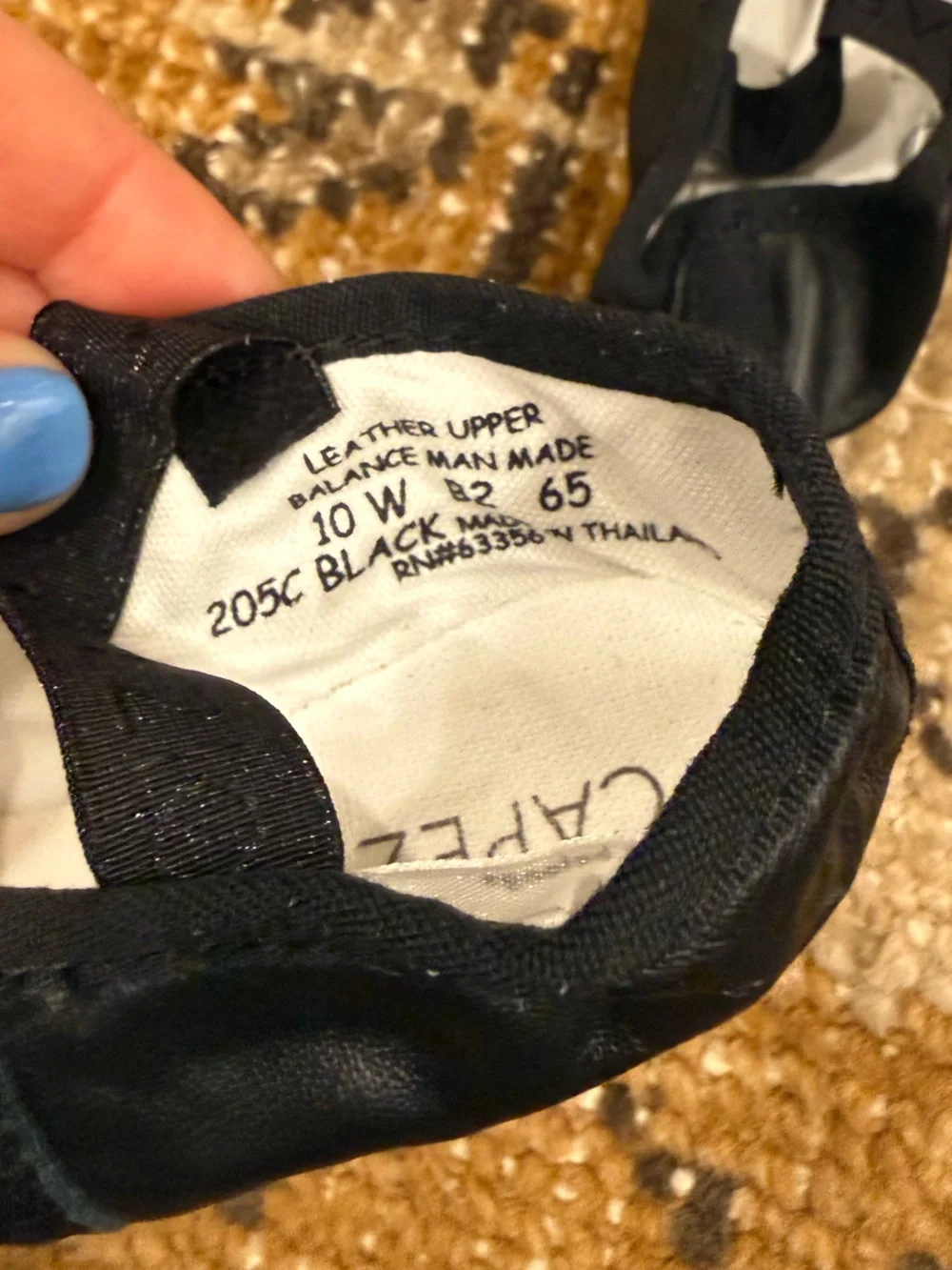 New in box black Daisy Capezio ballet slippers size 10